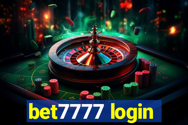 bet7777 login